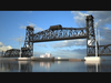 How the new Raritan Bay bridge will look when it is lifted so boats can pass under it.
