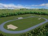 This $1.2 million venue will feature an eight-lane track with a natural grass infield. The school says it will also have enhanced spectator seating, a new scoreboard and sound system.