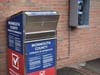 The ballot box is bolted to the ground outside Town Hall and under surveillance by a security camera monitored by the Aberdeen Police Department. 