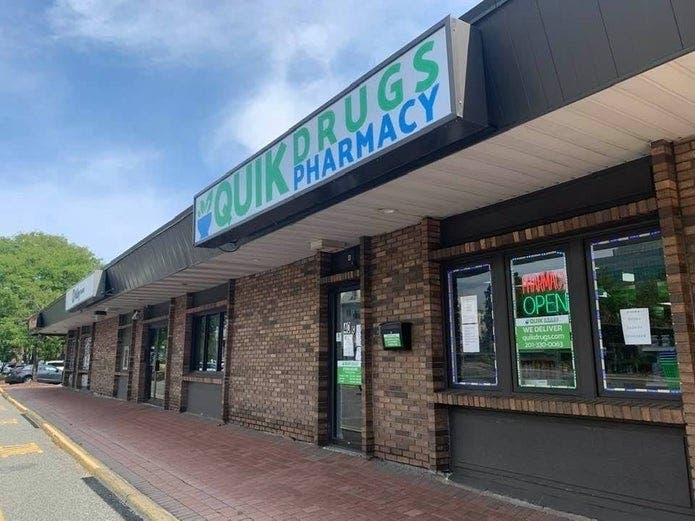 Quik Drugs pharmacy on Meadowlands Parkway in Secaucus