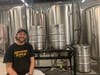 Owner Scott Novick inside the brewery.
