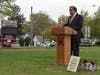 Mayor Tagliarini in Thursday's ceremony.