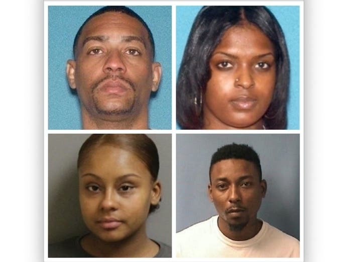 Left to right, top to bottom: Keith Perry, 38, of Teaneck, Porsche Brown, 29, of Lodi, Kay Brown, 23, of Paterson, and Gregory Lewis, 37, of Teaneck.