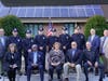 Newly sworn-in officers are joined by members of the Aberdeen Council and the Township Manager