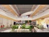 How the inside of the atrium lobby will look.