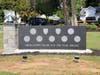 New this year at the Gardens is a plaque honoring all first responders and military.