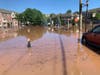 Flooding in the city of New Brunswick last Thursday.