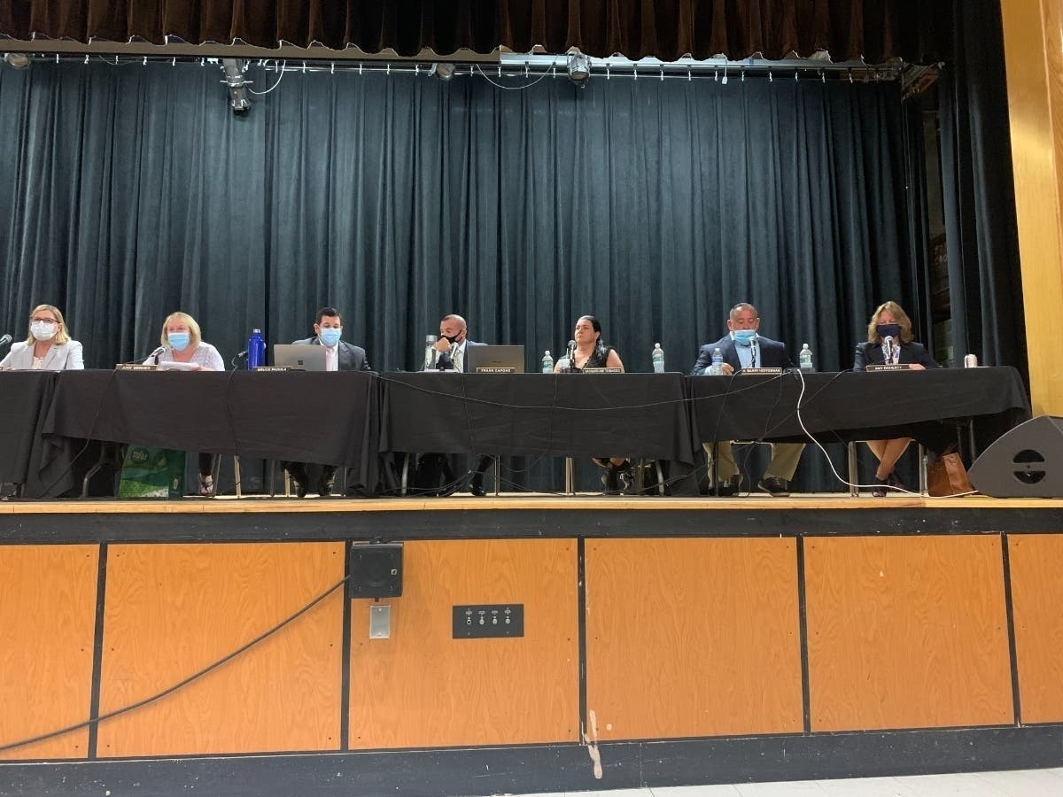 The Middletown Board of Education at their Aug. 24 meeting.