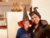 The just-for-fun event was organized by resident Clare Skeen, left, with Sonia Trench.