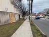 The boarded-up hole on the side of town hall/police headquarters Monday in Secaucus.