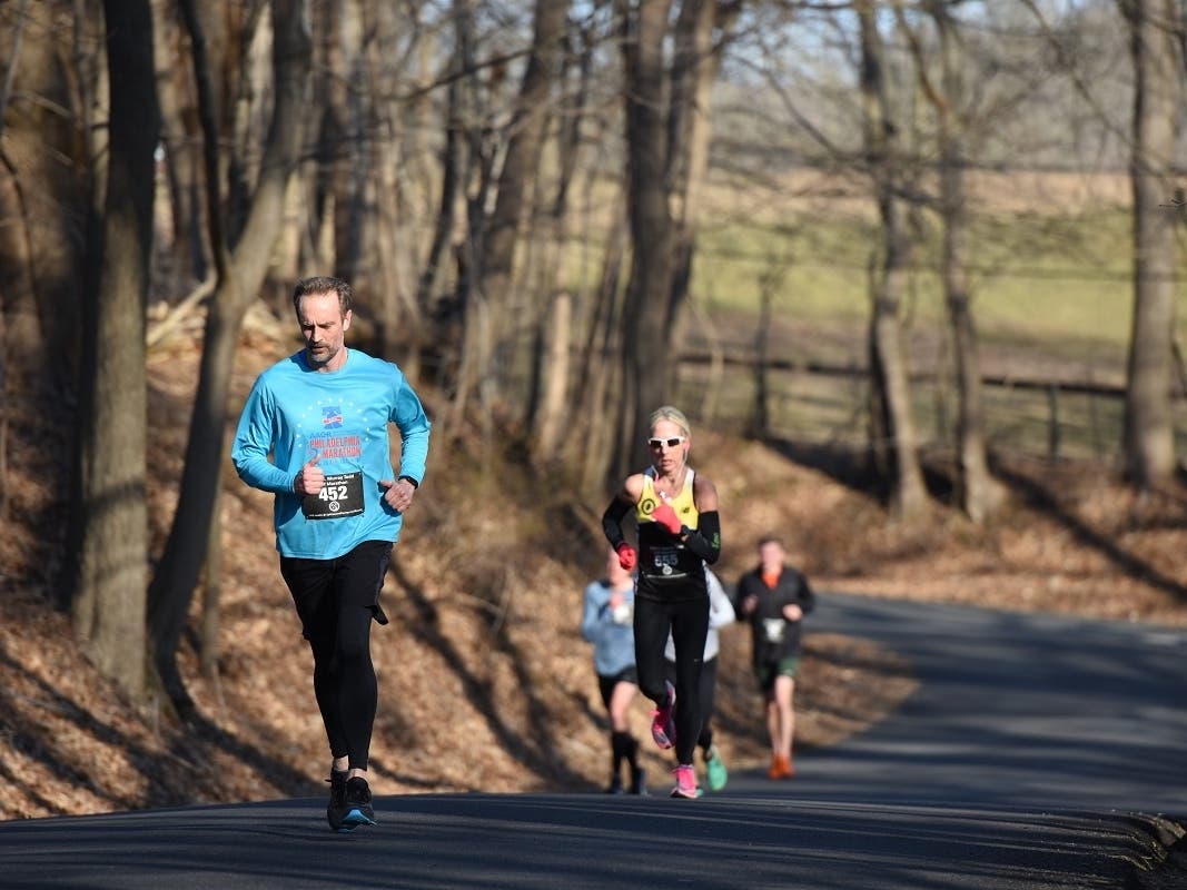 Runners in the E. Murray Todd Half in previous years.
