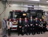 From left to right: Daniel Eagan, Alina Rivera, Eric Seniakevgch, Ryan Hilliard, Kyle Figueredo, Jeffrey Joyce, Andrea Schelmety and Rebecca Haggerty.