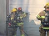 Photos from the fire Sunday.