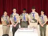 From left to right: Matt Giallanza, Brody Clark, Abhi Pendyala, Luke Schaul and Chris Betten.