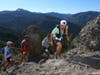 Runners in Western States have to scramble up and down mountains.