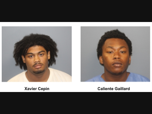 Xavier Cenpin and Caliente Gaillard, both 19, Newark residents.