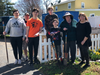 Leonardo Boy Scout Troop #47 in the garden.