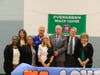 Pallone spoke before a crowd of Woodbridge seniors and Mayor John McCormac, plus others.