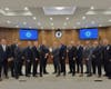 The 11 officers sworn in Monday night.