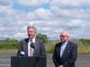 Congressman Frank Pallone (D-NJ6), left, and South Amboy Mayor Fred Henry on Tuesday.