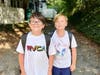 Headed to New Monmouth Elementary together in the morning.