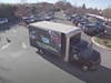 The truck seen outside the Muslim Center of Middlesex County in Piscataway that same day.