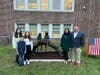 The Heffernan family. Susan Heffernan is the president of the River Plaza PFA.