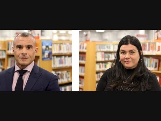 Middletown school board president Frank Capone and vice president Jacqueline Tobacco