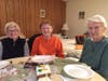 Clara Sutkowski, 91, center, surrounded by her two sisters.