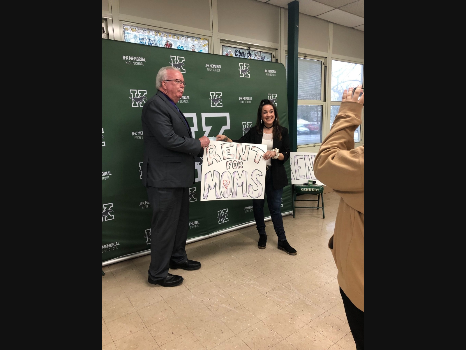 JFK High School Teens Raise 3,652 For Single Mother Facing Eviction