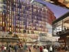 A rendering of the Hub, with Princeton University and Hackensack Meridian on site.