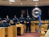 Not all officers are pictured: Det. Joseph Fuardo, Officer David Delseni, Officer Michael Borrelli, Officer Anthony Sherman and Officer Jason Mitchell were given a Unit Citation award last week for their work on this incident.
