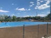 The new basketball courts near the baseball and soccer fields at Laurel Hill.