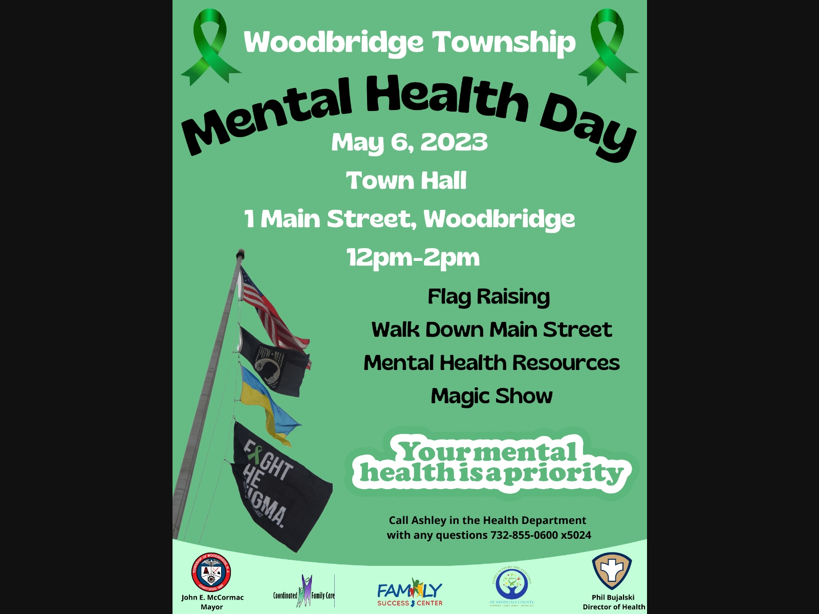 Woodbridge's FirstEver Mental Health Awareness Day Is Saturday