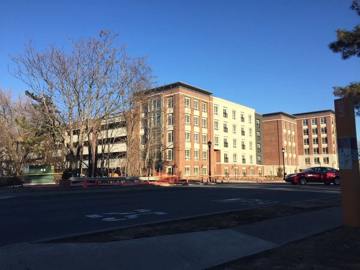 The Harper, a luxury apartment complex near the Secaucus Walmart.