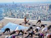 Alexis teaches a class on the Edge at Hudson Yards.