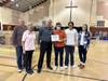 Middletown Helps Its Own’s Keith MacDonald with Family Practice of Middletown’s Ceil Gorsegner, Dr. Roger Thompson, Dr. Colin Scott, Amanda Fontaine and Alexis Thompson.