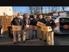 East Rutherford Police helped give out boxes.