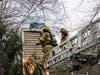 Scenes from Monday's house fire.