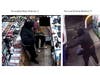Surveillance photos show the armed robberies in action at a gas station on Rt. 22 in Union on Sept. 5, 2023, and at a gas station on Main Street in West Orange on Sept. 12, 2023. Suspect Ahmad Singletary is pictured.