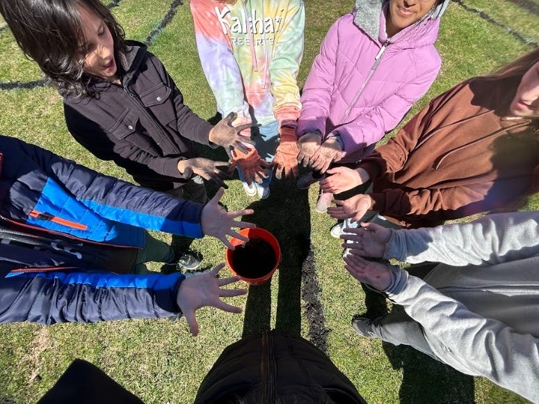 Lloyd Road School 4th, 5th Graders Create Art From The Sky Matawan