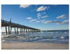 A rendering of the pier from below. It will be a T-shaped pier.