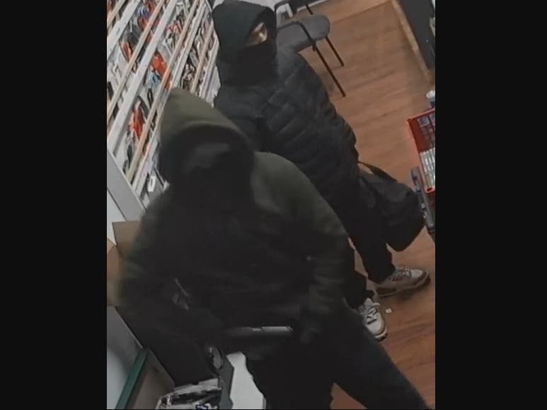 The suspects in the Jan. 2 armed robbery of a computer store in South River.