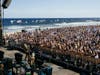 A view of ZZ Top overlooking the crowd and the beach in September 2025.