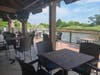 A view from Anchors Tiki Bar in Sewaren, overlooking Smith's Creek.