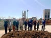 New Jersey Gov. Mikie Sherrill attended Friday's groundbreaking, joined by Tim Henkel, the CEO of Pennrose, NJ Assembly Speaker Craig Coughlin and Woodbridge Mayor John McCormac, among others.