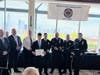 A scholarship was awarded to Ian Geisler, the son of retired Bayonne Police Chief Robert Geisler.
