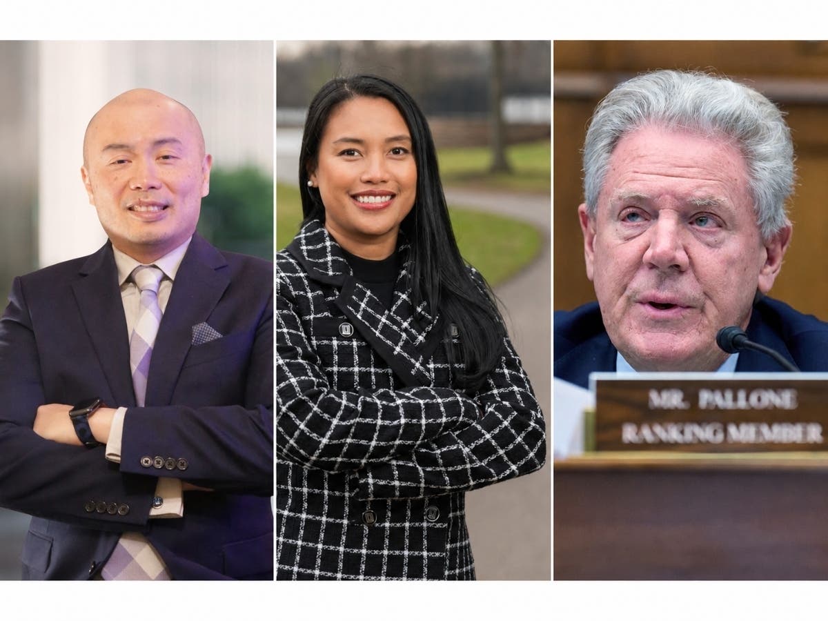 John Hsu and Katie Bansil challenged Frank Pallone in Tuesday's Democratic primary. Pallone has represented Central Jersey in Congress for the past 38 years.