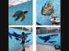 Local high school teens joined her to help create the mural.