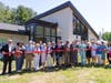The ribbon cutting when the clinic opened June 17.